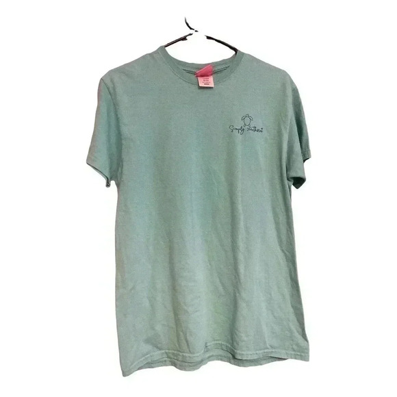 SIMPLY SOUTHERN TEE TEAL SIZE MEDIUM - Picture 1 of 4
